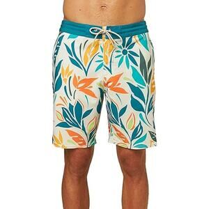 O'NEILL Mens Board shorts Cruzers 19 Inch Bone/Sol Cruzer-Multi-Size 30-NWT-C262